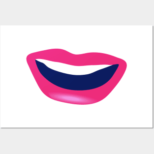 Smiling lips! Posters and Art